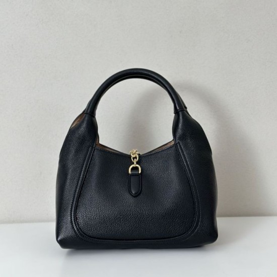 Borsa Replica Gucci Softbit Media/Maxi con Manico a Mezzaluna 837466 Nera
