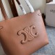 Replica Borsa a tracolla Celine Cabas Anais Triomphe piccola marrone grana Imitazioni Falso