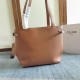 Replica Borsa a tracolla Celine Cabas Anais Triomphe piccola marrone grana Imitazioni Falso