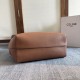 Replica Borsa a tracolla Celine Cabas Anais Triomphe piccola marrone grana Imitazioni Falso