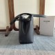Replica Borsa a tracolla Celine Cabas Anais Triomphe piccola nera grana Imitazioni Falso