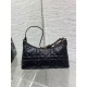 Mini borsa Dior Miss Caro Cigale replica Dior Macrocannage nera Imitazione