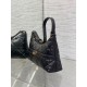 Mini borsa Dior Miss Caro Cigale replica Dior Macrocannage nera Imitazione