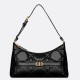 Mini borsa Dior Miss Caro Cigale replica Dior Macrocannage nera Imitazione