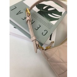 Replica Mini borsa Dior Miss Caro Cigale Macrocannage albicocca Imitazioni Falso