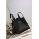 Replica Borsa a secchiello Dior Signature piccola/media nera Imitazioni Falso
