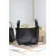 Replica Borsa a secchiello Dior Signature piccola/media nera Imitazioni Falso
