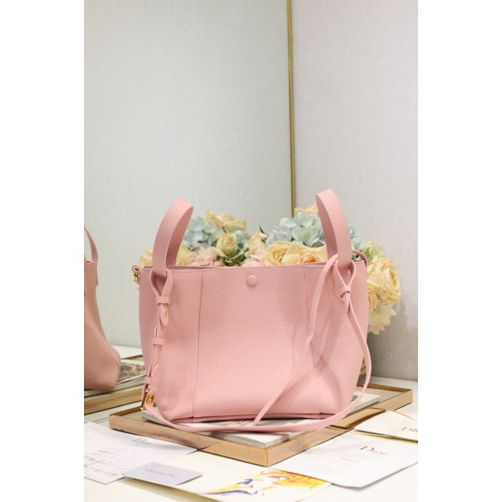 Replica Borsa a secchiello Dior Signature piccola/media rosa Imitazioni Falso Replica Borsa a secchiello Dior Signature piccola/media rosa Imitazioni Falso