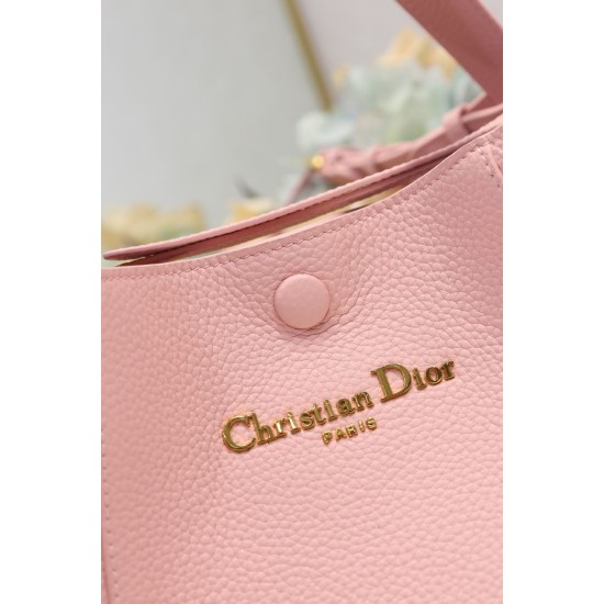Replica Borsa a secchiello Dior Signature piccola/media rosa Imitazioni Falso Replica Borsa a secchiello Dior Signature piccola/media rosa Imitazioni Falso