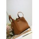 Replica Borsa a secchiello Dior Signature piccola/media marrone Imitazioni Falso
