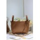Replica Borsa a secchiello Dior Signature piccola/media marrone Imitazioni Falso