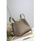 Replica Borsa a secchiello Dior Signature piccola/media grigia Imitazioni Falso