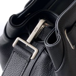 Replica Borsa tote Dior Normandie media da uomo nera Imitazioni Falso