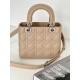 Replica Borsa Dior Classic Lady piccola Dior My ABCDior beige Imitazioni Falso