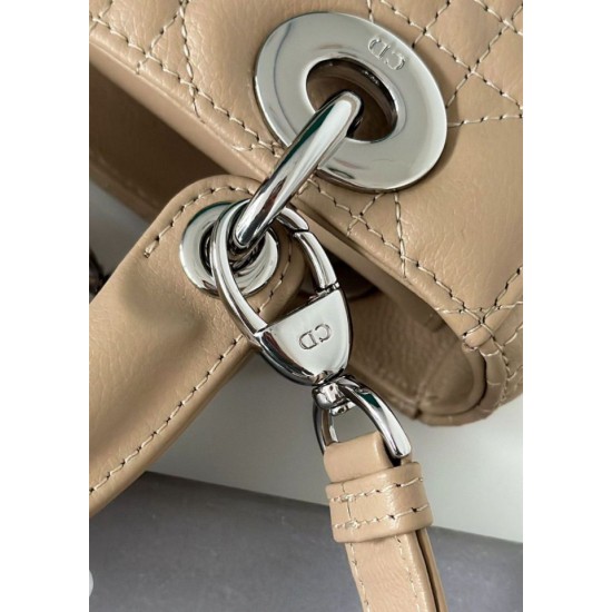 Replica Borsa Dior Classic Lady piccola Dior My ABCDior beige Imitazioni Falso