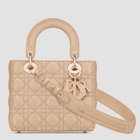 Replica Borsa Dior Classic Lady piccola Dior My ABCDior beige Imitazioni Falso