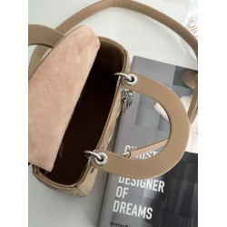 Replica Borsa Dior Classic Lady piccola Dior My ABCDior beige Imitazioni Falso