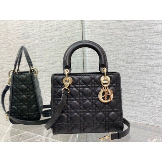 Replica Borsa Dior Classic Lady piccola Dior My ABCDior nera Imitazioni Falso