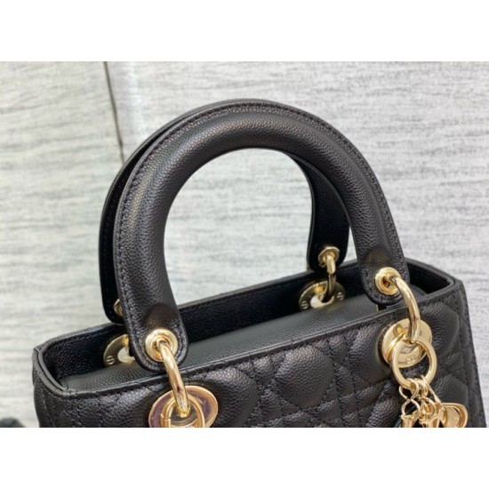 Replica Borsa Dior Classic Lady piccola Dior My ABCDior nera Imitazioni Falso