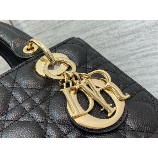 Replica Borsa Dior Classic Lady piccola Dior My ABCDior nera Imitazioni Falso