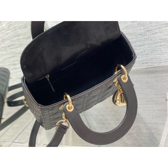 Replica Borsa Dior Classic Lady piccola Dior My ABCDior nera Imitazioni Falso