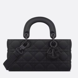Borsa Dior Classic Lady Borsa Dior Replica D-Joy Piccola in Pelle di Vitello Ultraopaca Nera