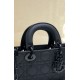 Borsa Dior Classic Lady Borsa Dior Replica D-Joy Piccola in Pelle di Vitello Ultraopaca Nera