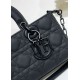 Borsa Dior Classic Lady Borsa Dior Replica D-Joy Piccola in Pelle di Vitello Ultraopaca Nera