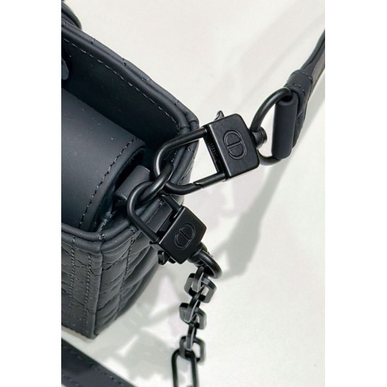 Borsa Dior Classic Lady Borsa Dior Replica D-Joy Piccola in Pelle di Vitello Ultraopaca Nera