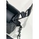 Borsa Dior Classic Lady Borsa Dior Replica D-Joy Piccola in Pelle di Vitello Ultraopaca Nera