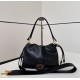 Borsa Fendi Mamma Baguette Media/Grande Replica Nappa Nera Imitazione