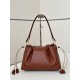 Borsa Fendi Mamma Baguette Media/Grande Replica Nappa Caffè Imitazione