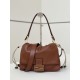Borsa Fendi Mamma Baguette Media/Grande Replica Nappa Caffè Imitazione