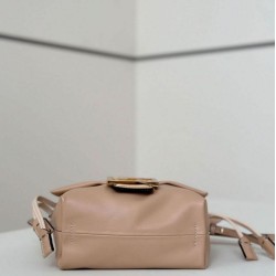 Borsa Fendi Mamma Baguette Piccola Replica Albicocca Imitazione