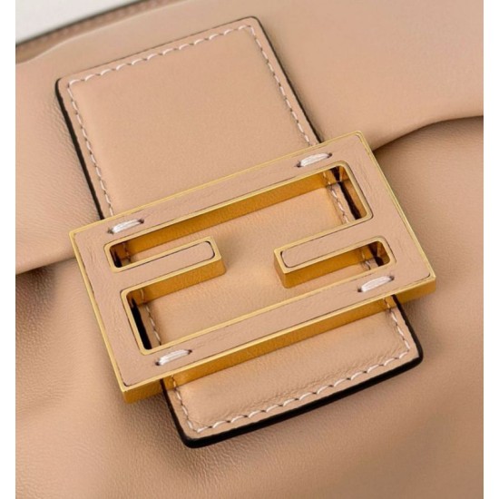 Borsa Fendi Mamma Baguette Piccola Replica Albicocca Imitazione
