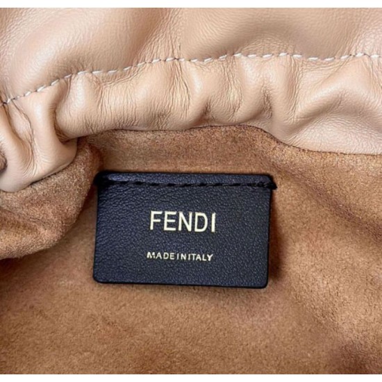Borsa Fendi Mamma Baguette Piccola Replica Albicocca Imitazione
