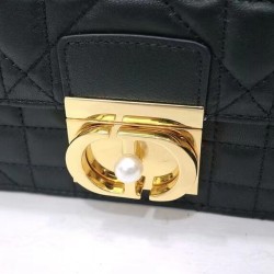 Replica Borsa Tote Dior Ange Media Nera Imitazioni Falso
