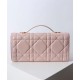 Replica Pochette Dior Miss Caro Top Handle Clutch Rosa Imitazioni Falso