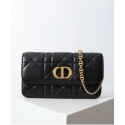 Borsa Dior Miss Caro Replica con Catena Nera Imitazione