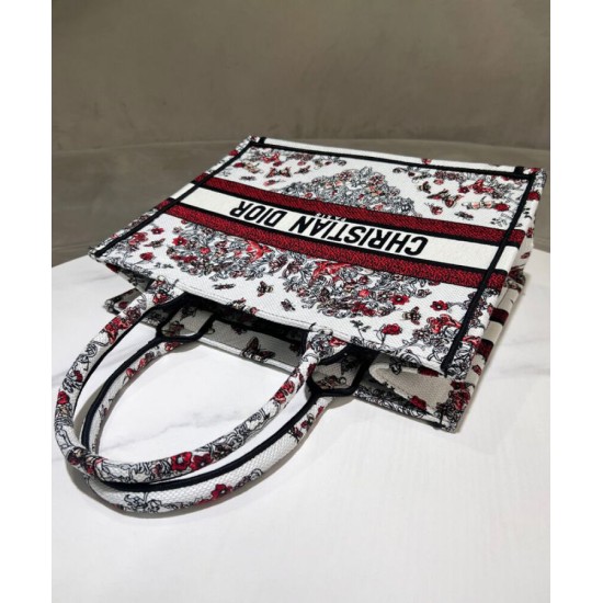 Replica Borsa Dior Book Tote media Dior ricamata con il motivo multicolore M1286 Rosso di Pietro Ruffo Imitazioni Falso Replica Borsa Dior Book Tote media Dior ricamata con il motivo multicolore M1286 Rosso di Pietro Ruffo Imitazioni Falso