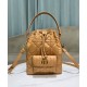 Replica Borsa a secchiello Dior Caro piccola Dior M3372 Caffè Imitazioni Falso