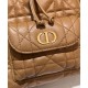 Replica Borsa a secchiello Dior Caro piccola Dior M3372 Caffè Imitazioni Falso