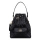 Replica Borsa a secchiello Dior Caro piccola Dior M3372 Nero Imitazioni Falso