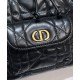 Replica Borsa a secchiello Dior Caro piccola Dior M3372 Nero Imitazioni Falso