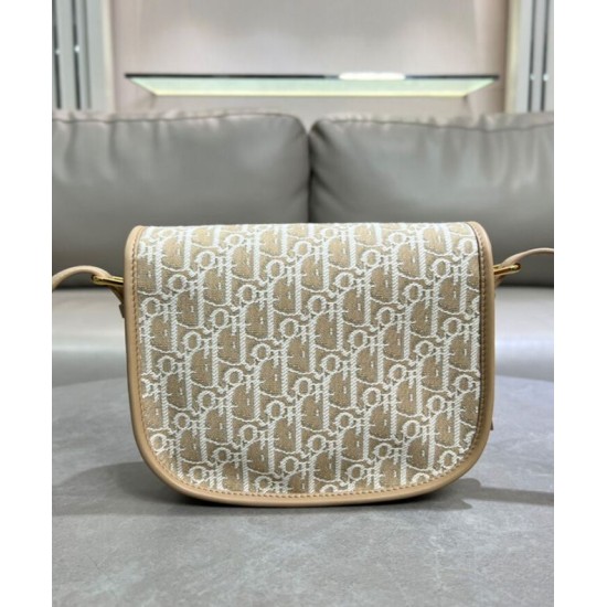 Borsa Dior Bobby Media Replica Dior M9337 Albicocca Imitazione
