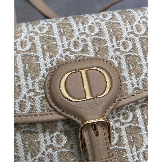 Borsa Dior Bobby Media Replica Dior M9337 Albicocca Imitazione