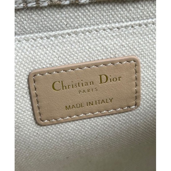 Borsa Dior Bobby Media Replica Dior M9337 Albicocca Imitazione