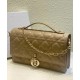 Replica Borsa Dior My Dior con Maniglia Albicocca Imitazioni Falso