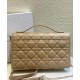 Replica Borsa Dior My Dior con Maniglia Albicocca Imitazioni Falso