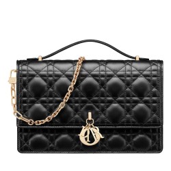 Miglior Replica Dior My Dior Top Handle Borsa Nera Imitazione Outlet